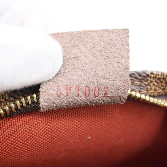 Louis Vuitton  Trousse Makeup Damier Ebene Pochette Clutch Brown - Picture 14 of 14